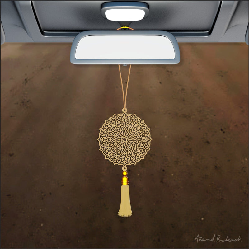 Car Hanging Goldplated - Flower