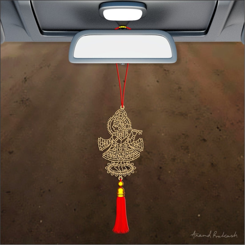 Car Hanging Goldplated - Sri Krishna N