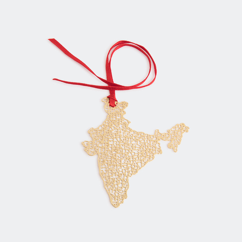 Christmas Ornament - India Map