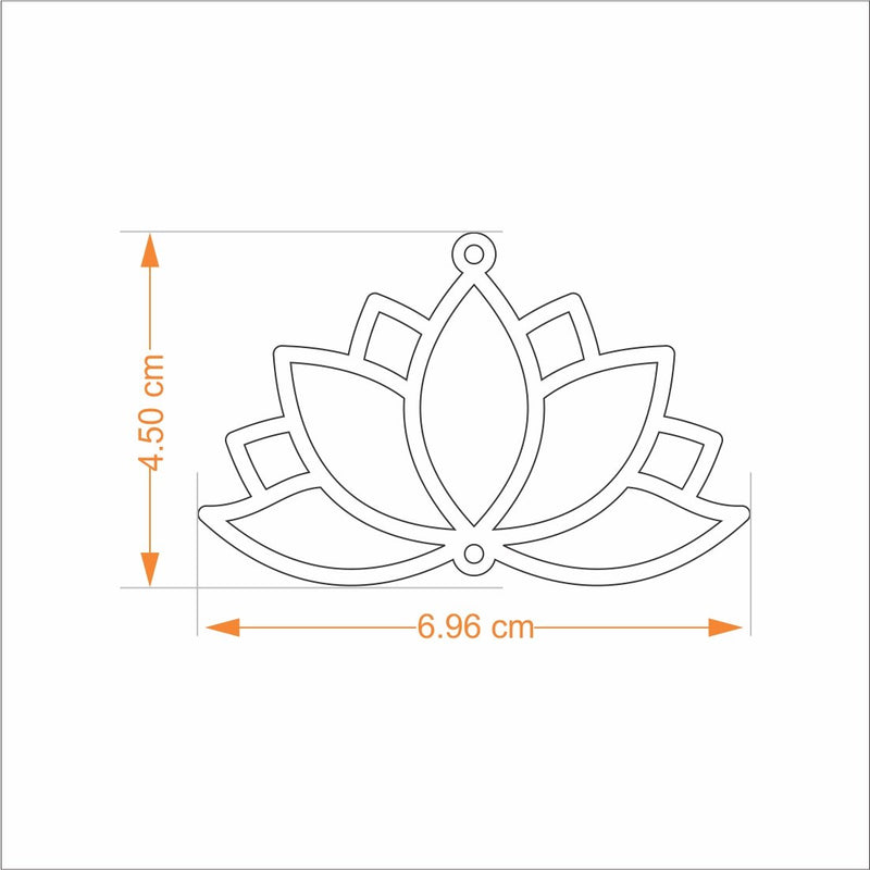 Car Hanging Goldplated - Yoga Lotus