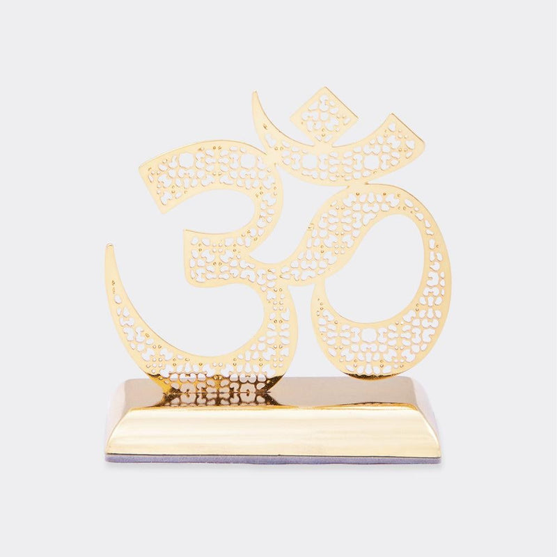 Car Dashboard Stand Goldplated - Om