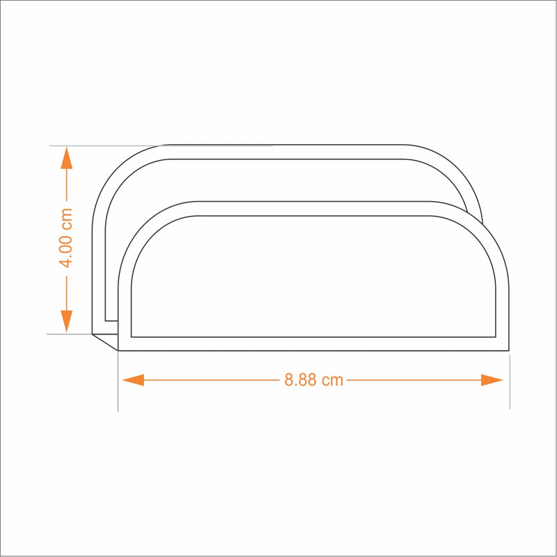 Business Card Holder Imitation Rhodium