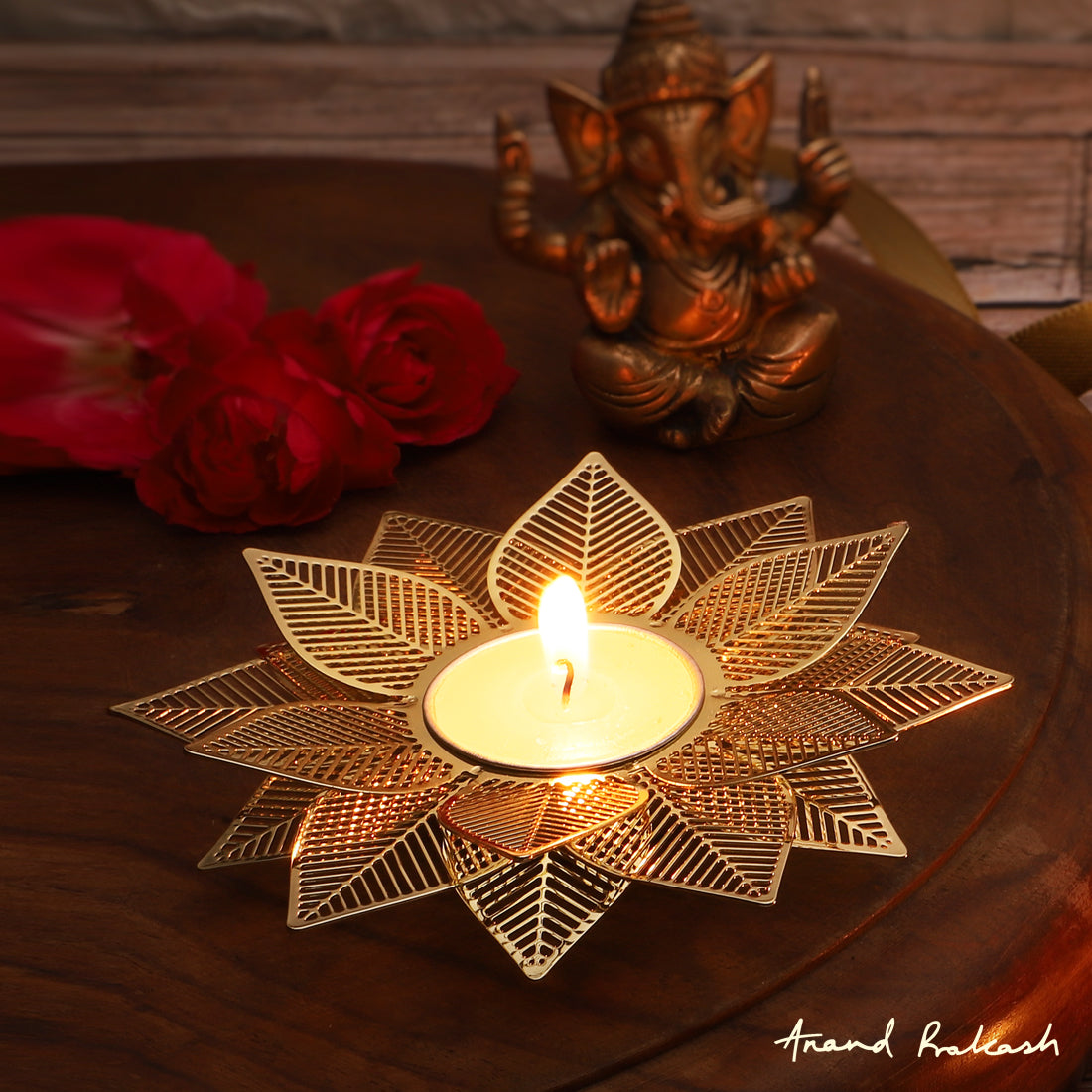 Lotus Tea Light Holder - Layered