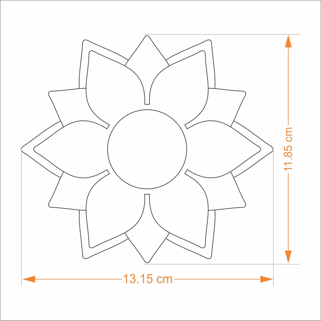Lotus Tea Light Holder - Layered Set of Two